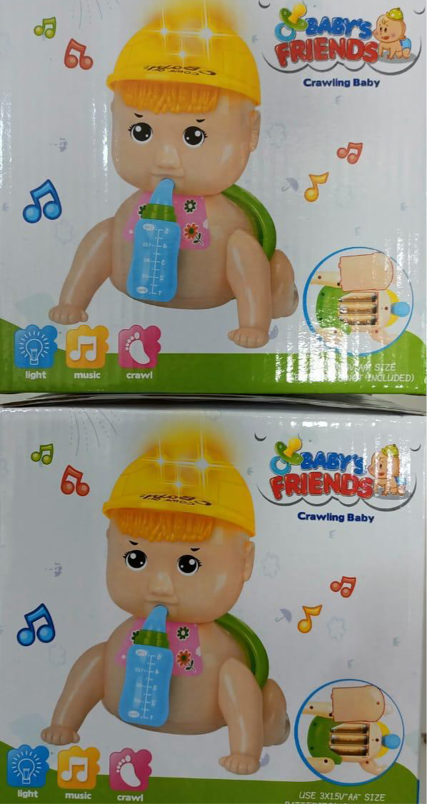 3D crawling baby