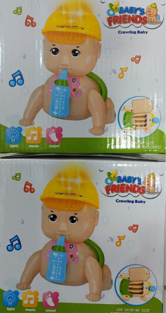 3D crawling baby