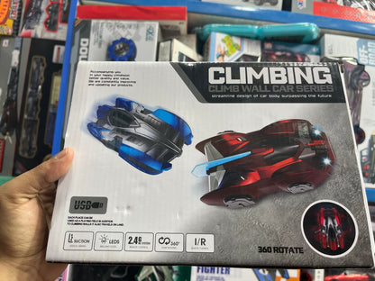 Wall climbing car